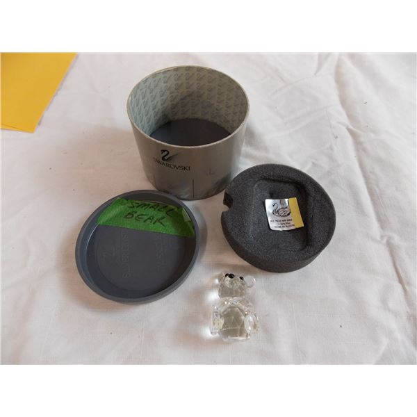 Swarovski Silver Crystal Bear (see description)