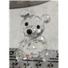 Image 4 : Swarovski Silver Crystal Bear (see description)