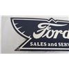 Image 2 : Ford Sales & Service Porcelain sign - 9"x23.5"