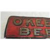 Image 2 : O'Keefe's Beer Tin Sign stamped St Thomas? metal signs ltd Ontario