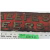 Image 3 : O'Keefe's Beer Tin Sign stamped St Thomas? metal signs ltd Ontario