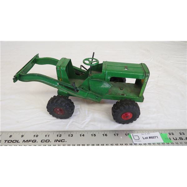 lumar toy tractor? 12" long (repainted)