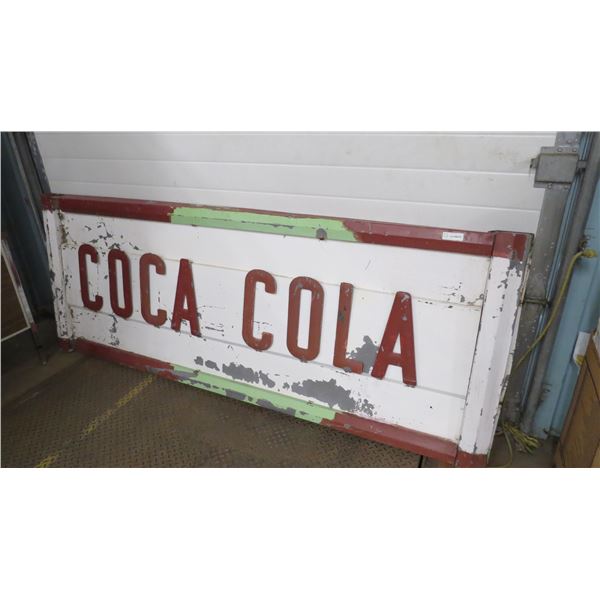 Coca-Cola Metal Sign - 90"x35" (custom made?)