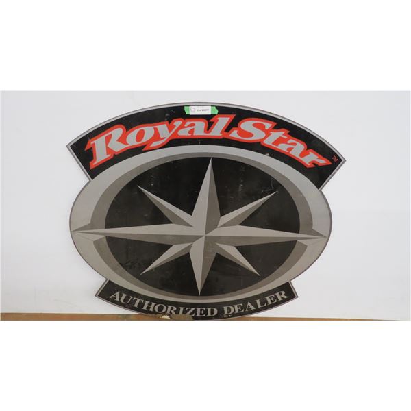 Royal Star Metal Sign - 40"x38"