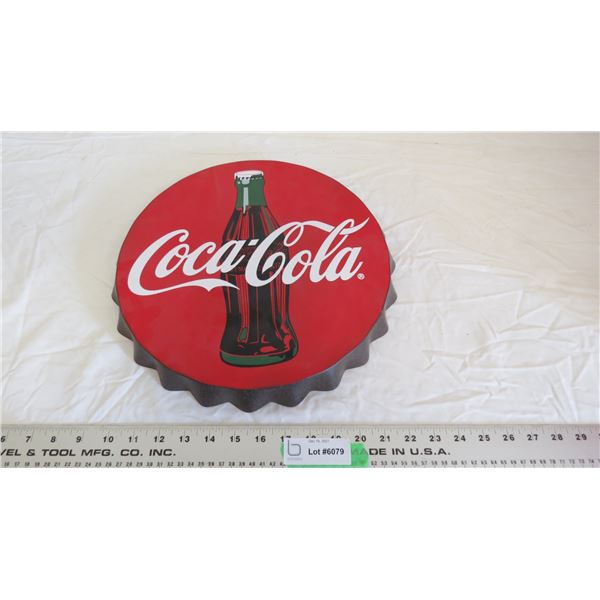 Coca-Cola Button - Wall Hanging - 13.5"