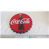 Image 1 : Coca-Cola Button - Wall Hanging - 13.5"