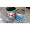 Image 2 : Mobile Jet Oil II + Veedol Motor Oil - tin cans
