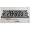 Image 1 : 1927 Kan License plate (repainted)