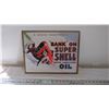 Image 1 : Shell Oil Tin sign - 12.5x16