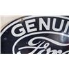 Image 8 : Enamel Double sided Ford Genuine Parts sign - 16.75x24"