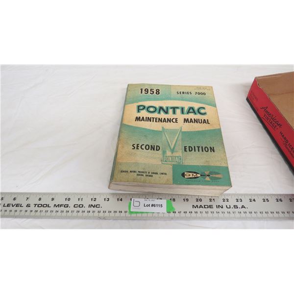 1958 pontiac maintenance manual