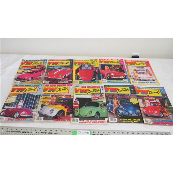 (10) VW Trends car magazines - 1980-90's