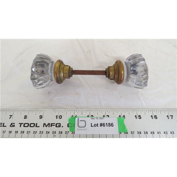 vintage glass door knobs