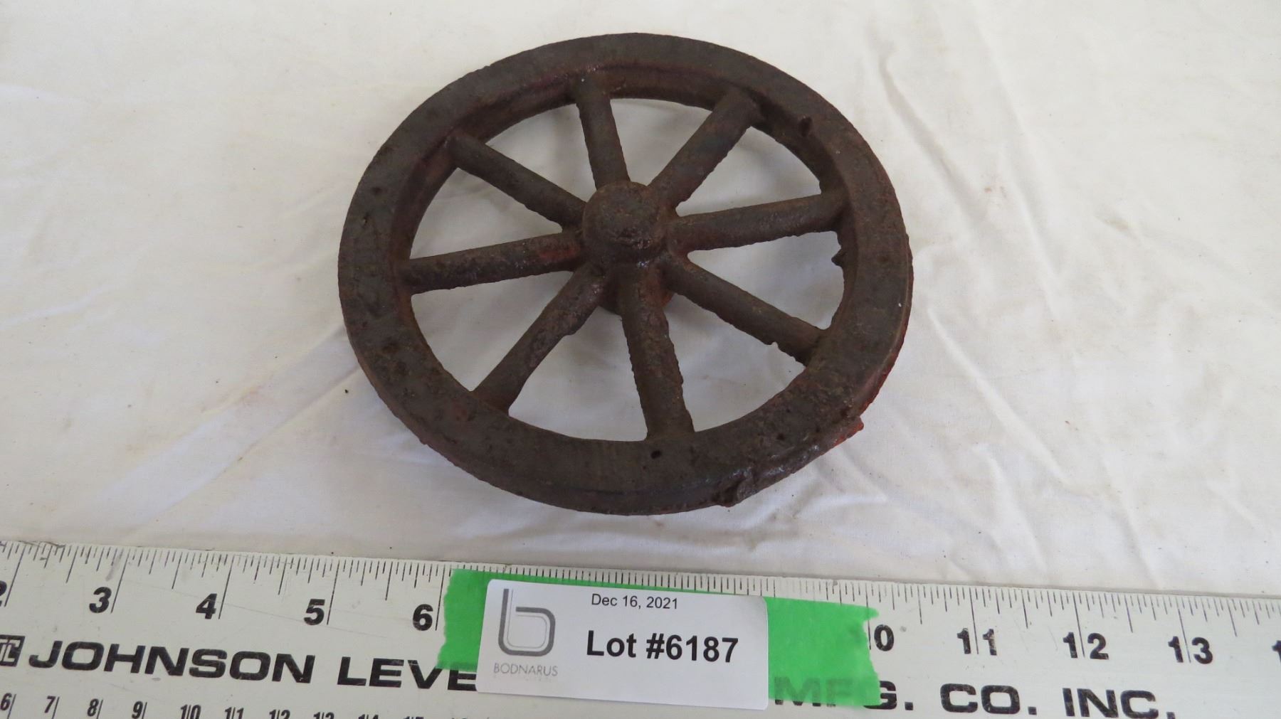 cast iron (wheel?)
