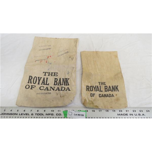 (2) Royal Bank Coin Bags