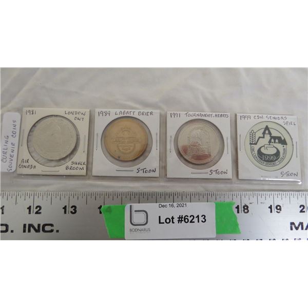 curling souvenir coins