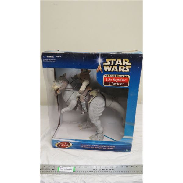 Star wars Luke Skywalker + Tauntaun - large figure (NIB)