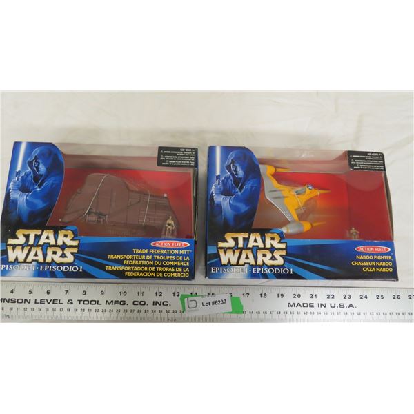 (2) Star Wars action fleet toys - Episode 1 (NIB)