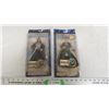 Image 1 : LOTR poseable Legolas figure + Aragorn King of Gondor figure (NIB)