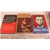 Image 1 : (3) vintage books - abraham lincoln and others
