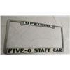 Image 2 : vintage license plate cover frame