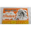 Image 2 : There's magic in the name of indian parts-service procelain sign - 5x8