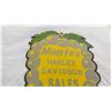 Image 2 : monte's harley davidson sales porcelain sign - 5x8