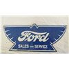 Image 2 : ford sales and service porcelain sign - 4.5x11