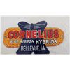 Image 2 : cornelius blue ribbon hybrids porcelain sign - 5.5x10