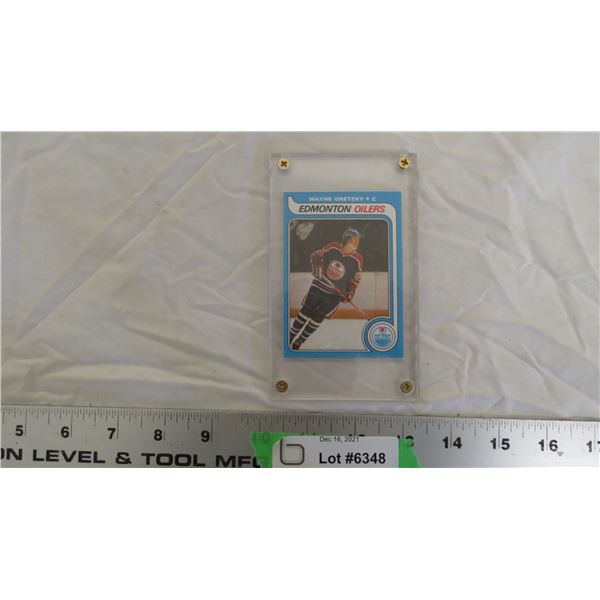 Wayne Gretzky Card in case - unauthenticated