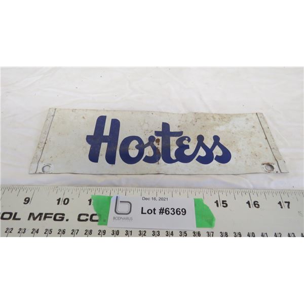 Hostess Tin Sign - 3x9