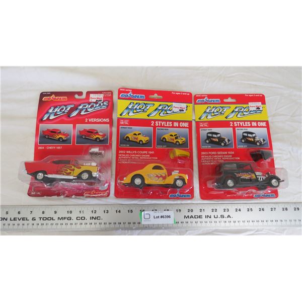 3X THE BID PRICE - Majorette Hot Rods - NIB