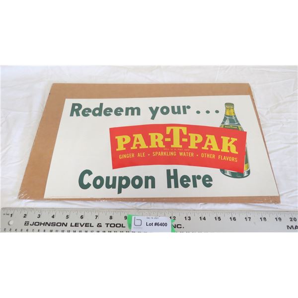 par-t-pak advertising - 9x16.5