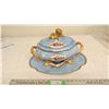 Image 1 : Limoges Frances Soup Tureen - 15" long - with plate