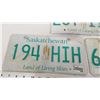 Image 2 : (3) Sask plates