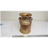 Image 1 : painted cream can - 15.5" high - has dents