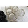 Image 4 : lot of dark green + clear insulators - some have chips (17)