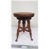 Image 1 : Vintage Piano Stool (rotating top) claw feet design metal legs