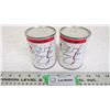 Image 3 : vintage pair of authentic "edmonton tornado dust" collected + sealed in cans