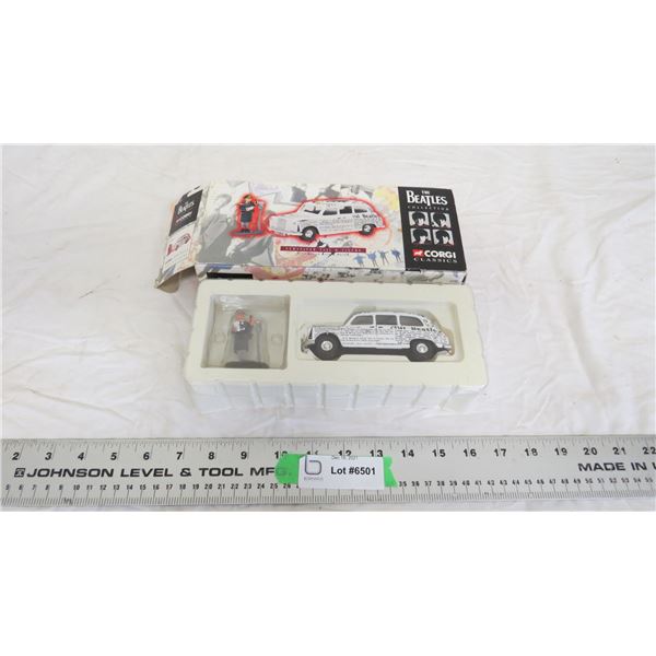 Corgi Diecast Beatles newspaper taxi car - NIB 1997