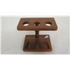 Image 3 : Two vintage tobacco pipes in wood holder