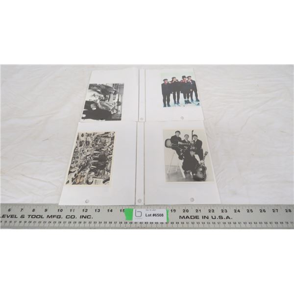 6 piece 1989-91 beatles collector picture postcards