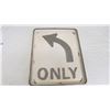 Image 2 : Left Turn? only tin wall hanging