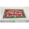 Image 1 : 1993 Tin Cocal Cola Sign - 8.75x16