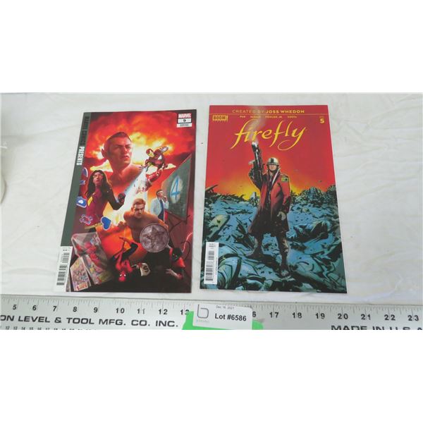 2X THE BID PRICE - Boom studios firefly + marvel variant edition comic