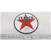 Image 1 : Texaco porcelain sign with gromlets - 11.25" diameter - Andy Rooney