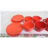 Image 3 : Orange, red dishware