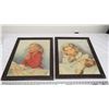 Image 1 : 2X THE BID PRICE - girl pictures in frame - 18.22