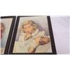 Image 3 : 2X THE BID PRICE - girl pictures in frame - 18.22