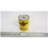 pennzoil motor oil cardboard can coin bank